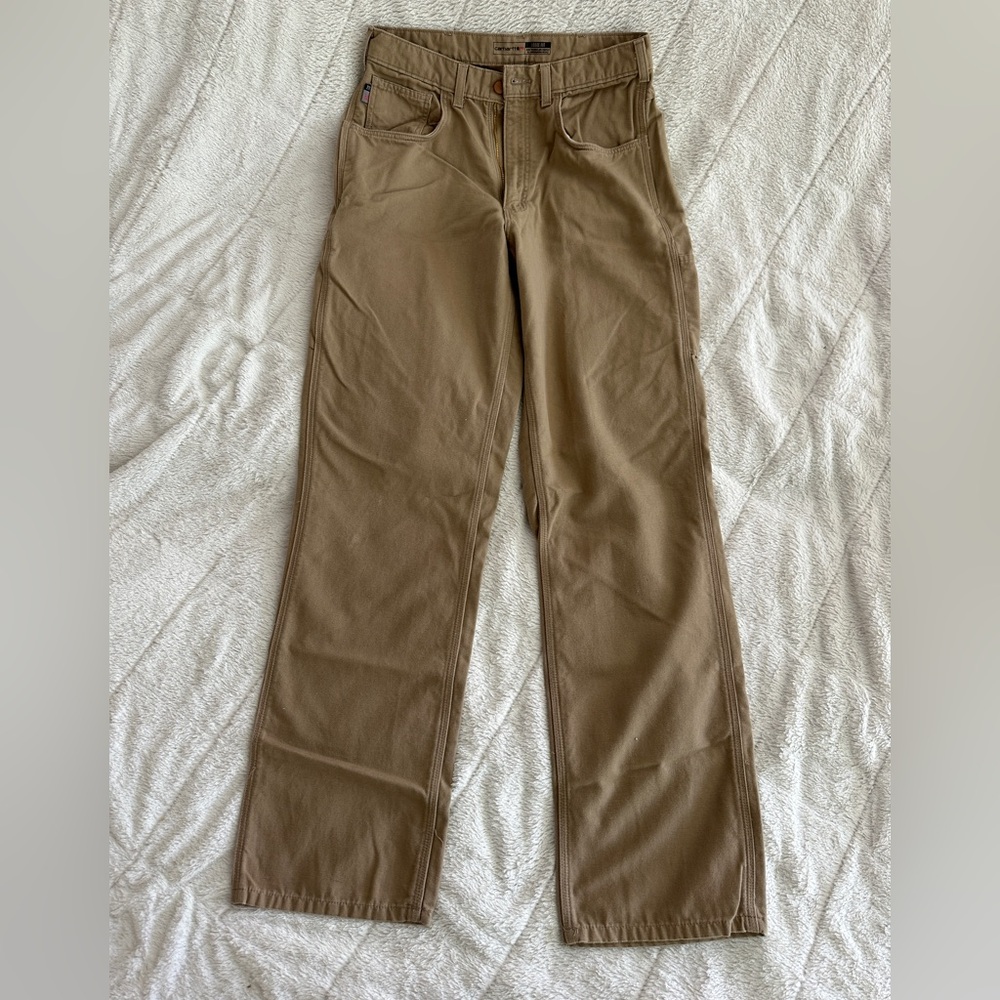 Carhartt FR Pants Tan 33 x 36 TALL